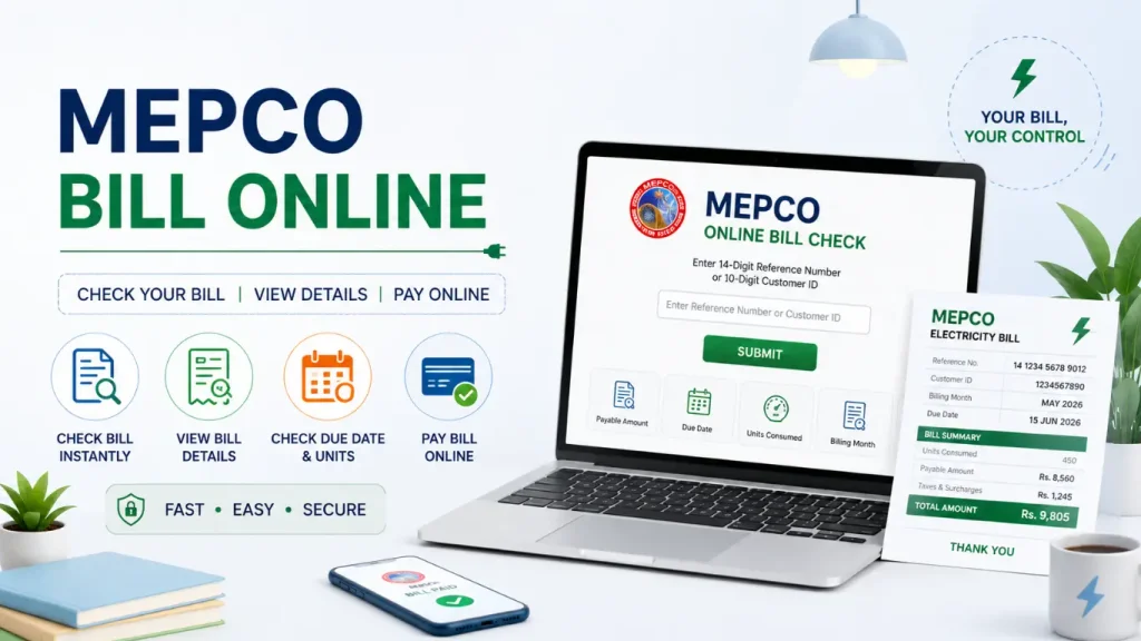 MEPCO Bill Online