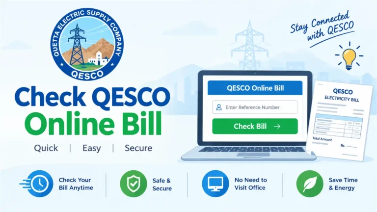 Check QESCO Online Bill
