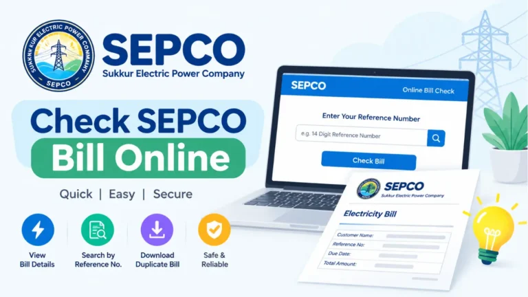 SEPCO Online Bill
